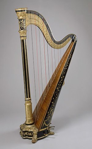 Robert Pacey Harpist erard harp